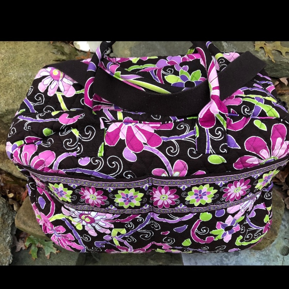 Vera Bradley Purple Punch Duffle Bag